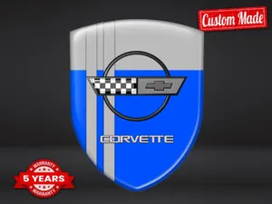 Corvette Adesivi Vinile Auto su Misura Resistenti Limitati Stile